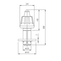 Dinte freza asfalt T7WH