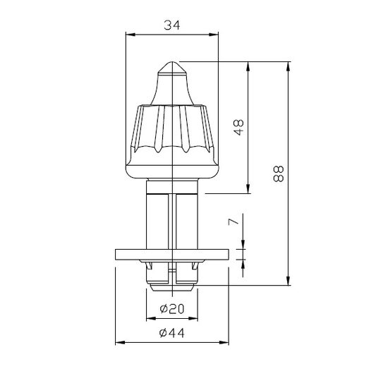 Dinte freza asfalt T7WH