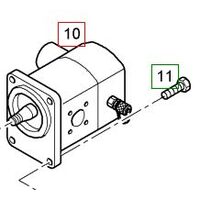 Hidromotor ventilator pentru incarcator Liebherr L514